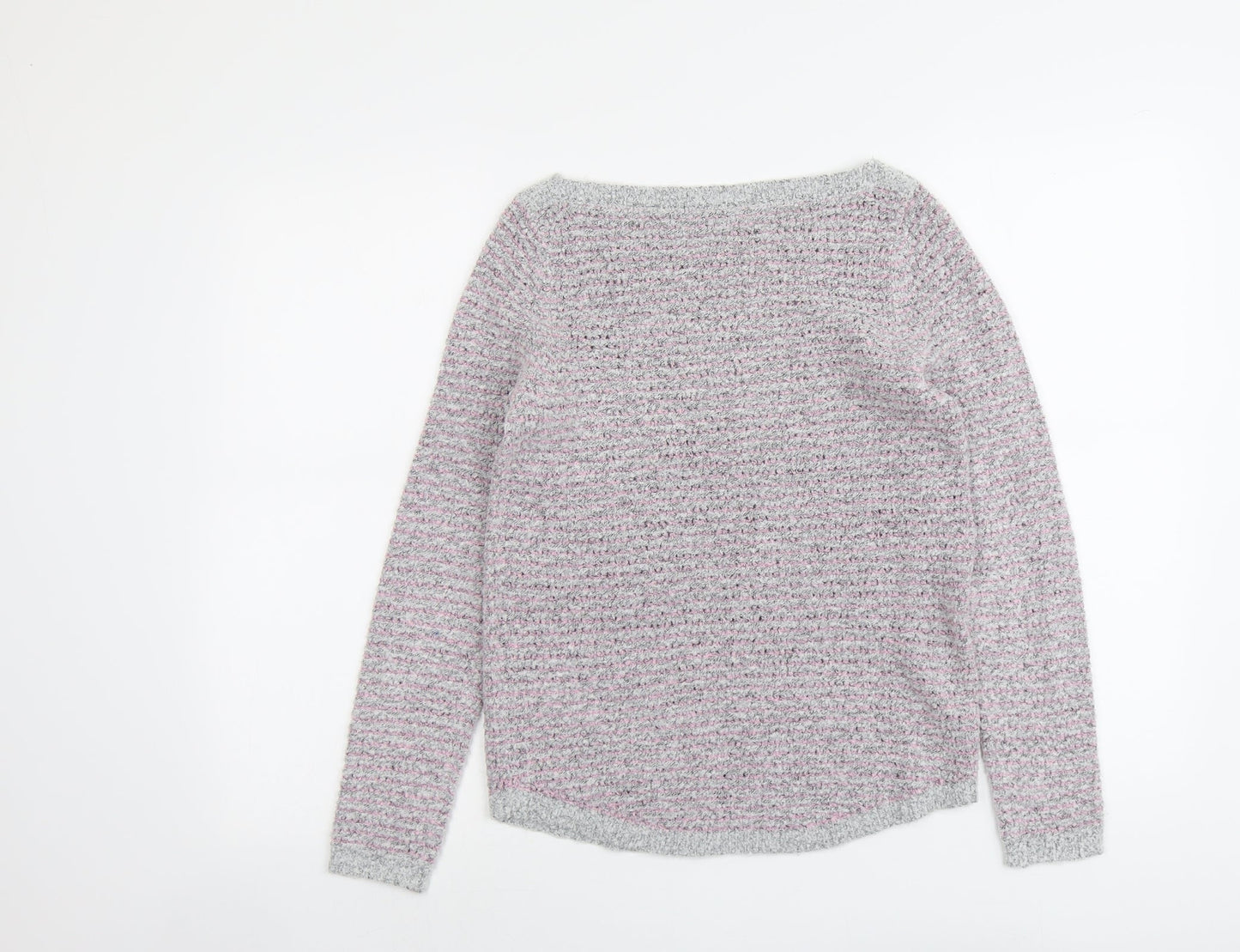 Womens UK Size 10 M&Co Grey Pullover Jumper