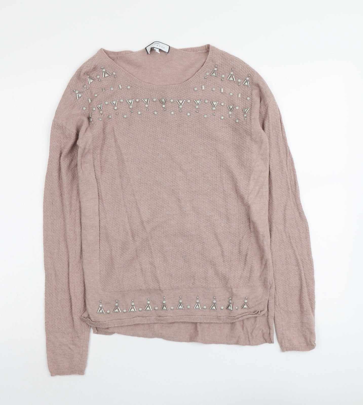 Womens UK Size 6 NEXT Pink Pullover Jumper