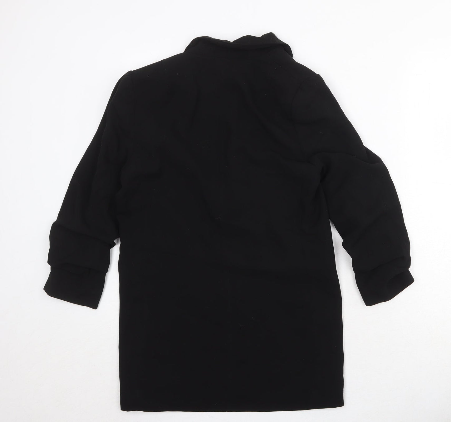 H&M Womens Black Polyester Jacket Blazer Size XS