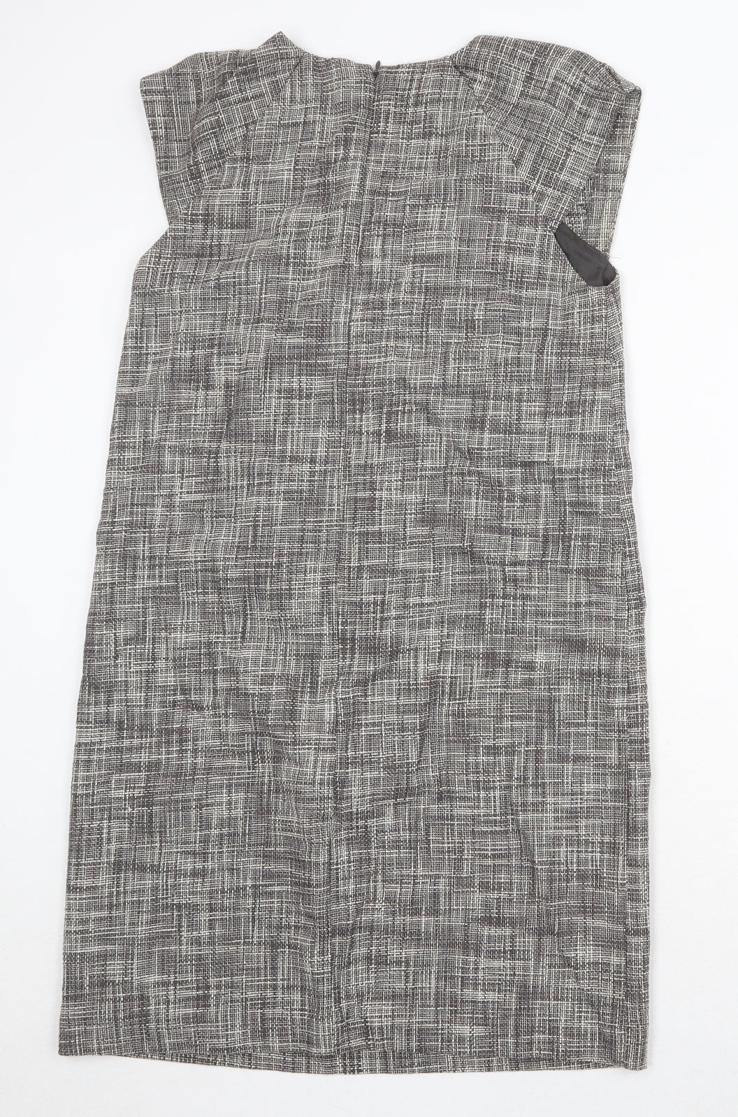 Gap Womens Brown 100% Cotton A-Line Size S Round Neck Zip