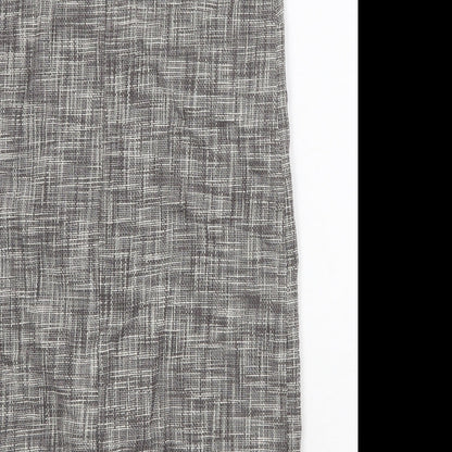 Gap Womens Brown 100% Cotton A-Line Size S Round Neck Zip