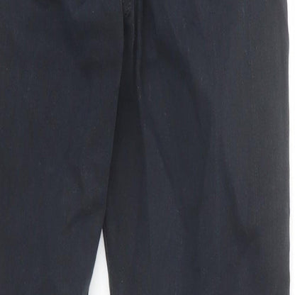 Topshop Womens Black Cotton Skinny Jeans Size 26 in L28 in Regular Zip