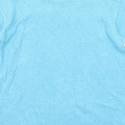 Womens UK Size M Fay Louise Blue Pullover Jumper