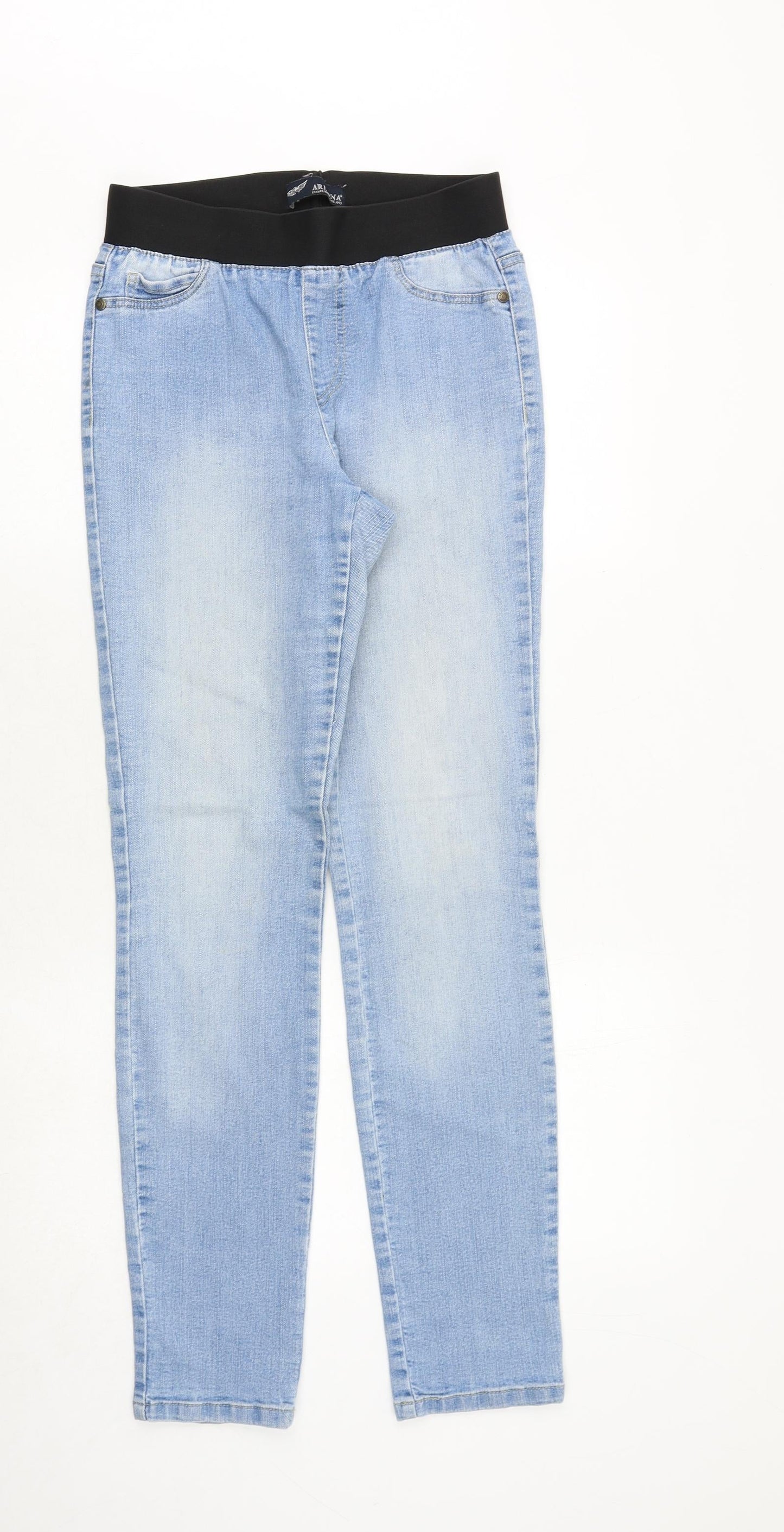 AriZona Womens Blue Polyester Jegging Jeans Size 27 in Regular