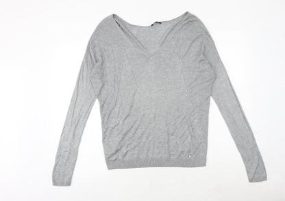 Womens UK Size L Promod Grey Pullover Jumper