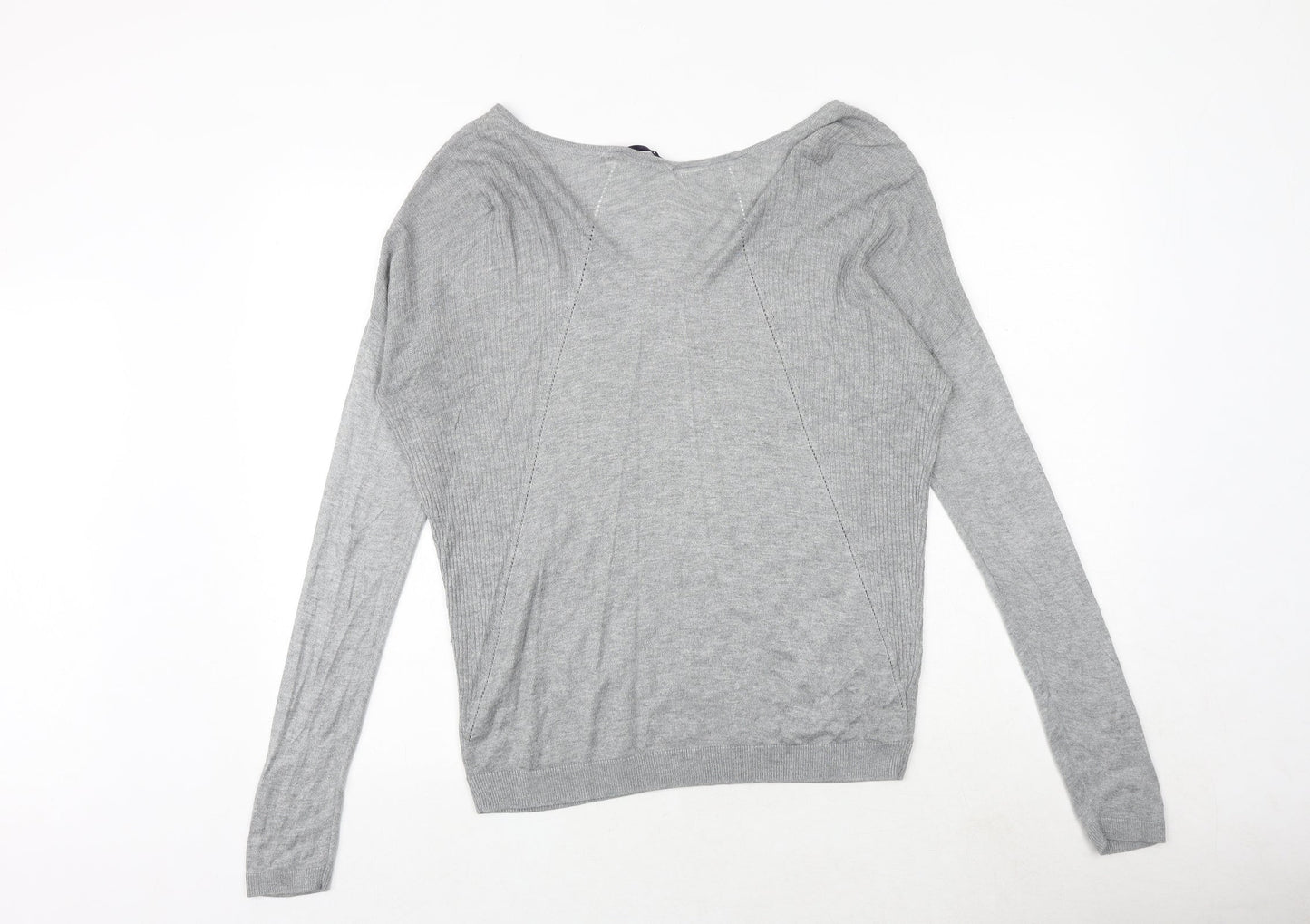 Womens UK Size L Promod Grey Pullover Jumper