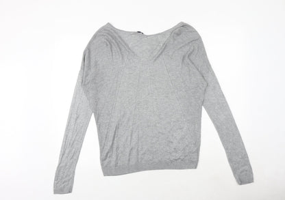 Womens UK Size L Promod Grey Pullover Jumper