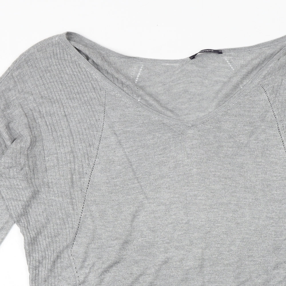 Womens UK Size L Promod Grey Pullover Jumper
