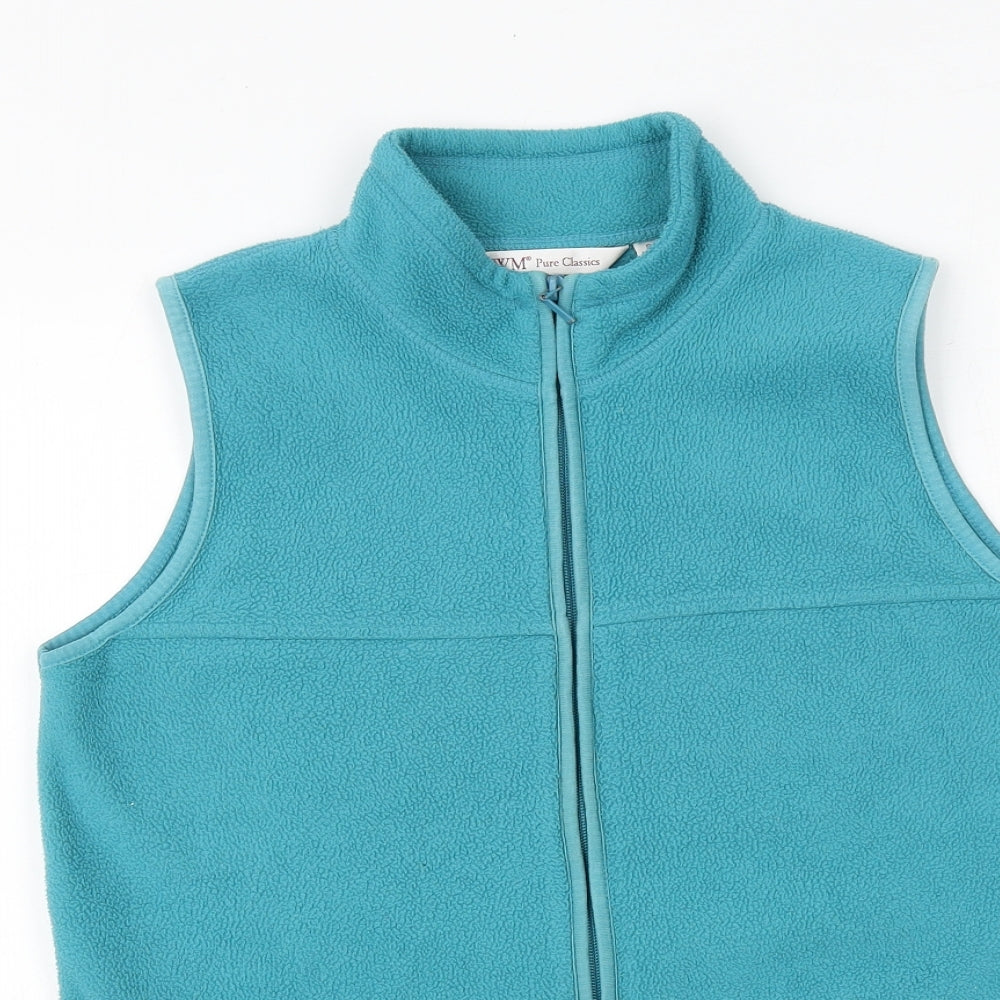 Womens UK Size S EWM Blue Gilet