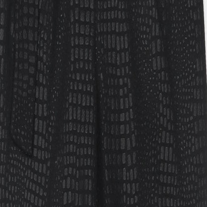Womens UK Size 8 PRETTYLITTLETHING Regular Fit  Black Trousers