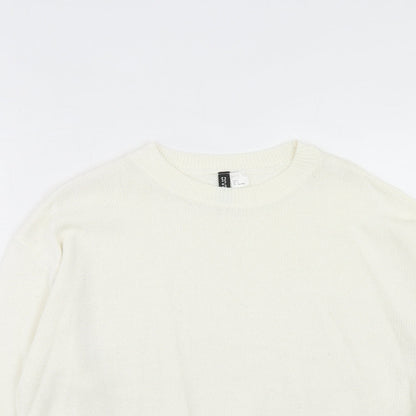 Womens UK Size S H&M Ivory Pullover Jumper