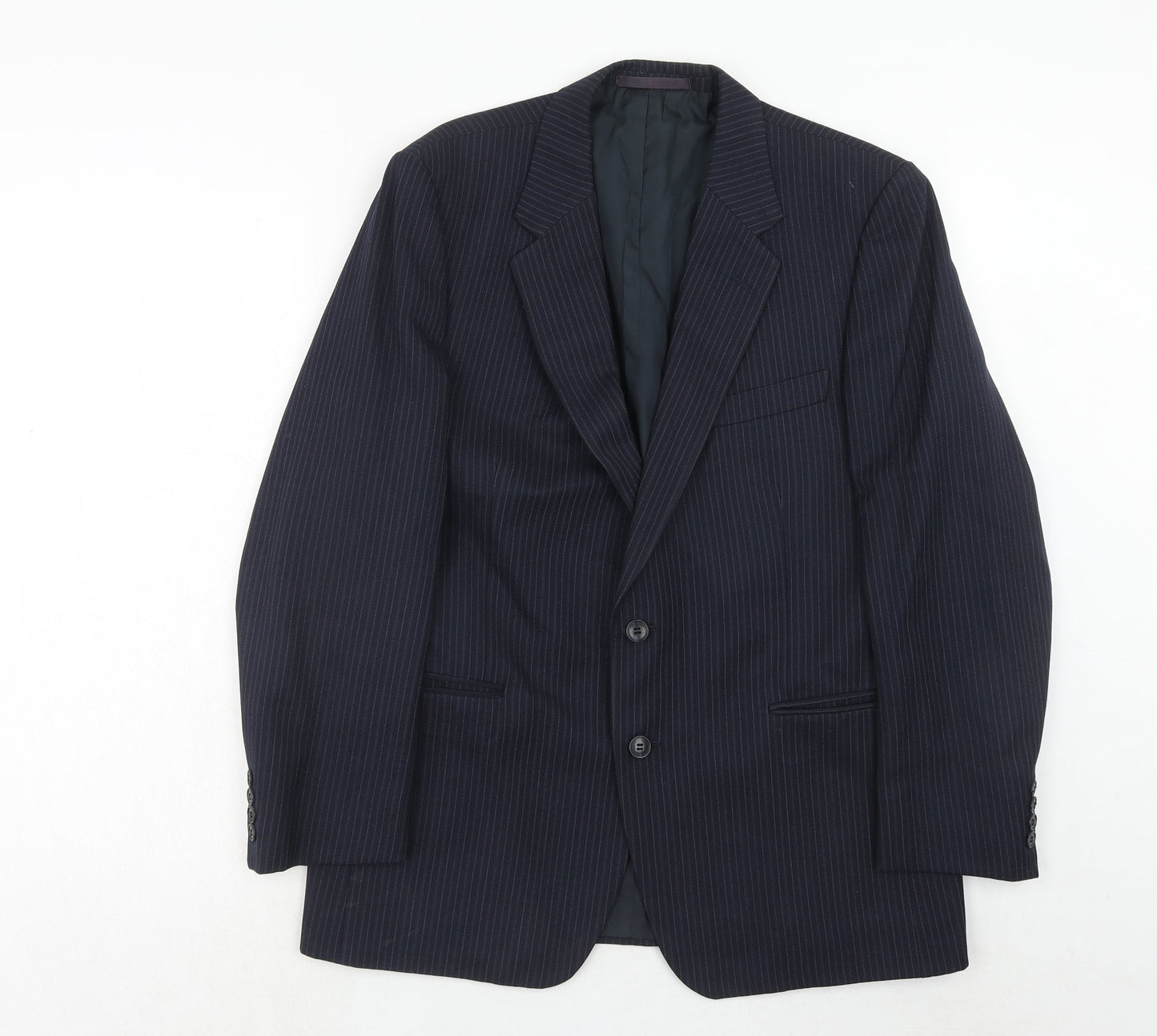 Mens UK Size 40 St.Michael Regular Blue Suit Jacket