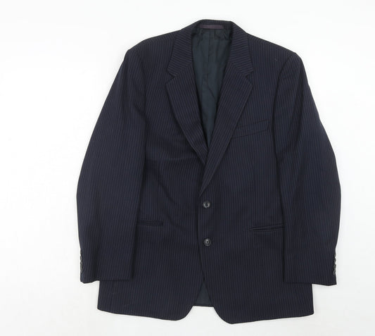 Mens UK Size 40 St.Michael Regular Blue Suit Jacket