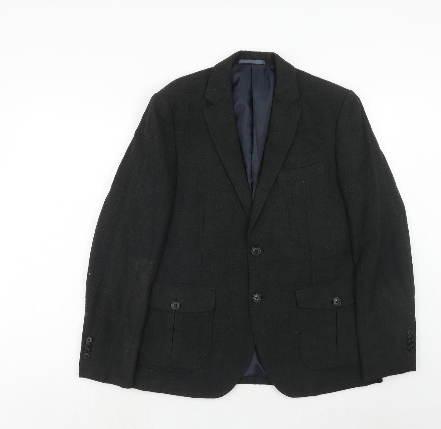 Mens UK Size 40 Marks and Spencer Regular Black Suit Jacket