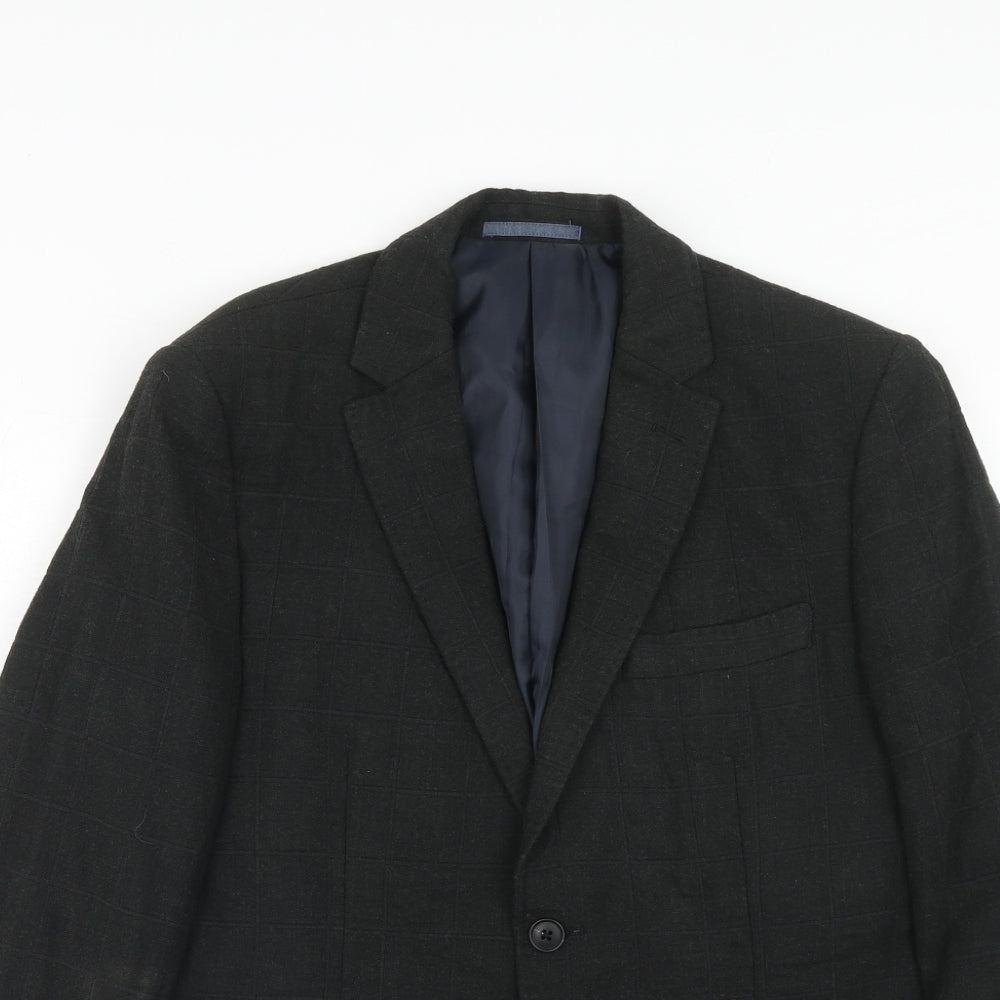 Mens UK Size 40 Marks and Spencer Regular Black Suit Jacket