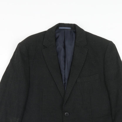 Mens UK Size 40 Marks and Spencer Regular Black Suit Jacket