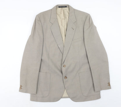 Mens UK Size 40 Burton Regular Grey Suit Jacket