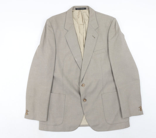 Mens UK Size 40 Burton Regular Grey Suit Jacket