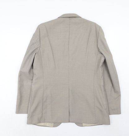 Mens UK Size 40 Burton Regular Grey Suit Jacket