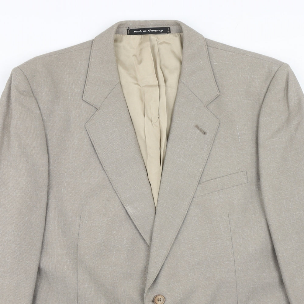 Mens UK Size 40 Burton Regular Grey Suit Jacket