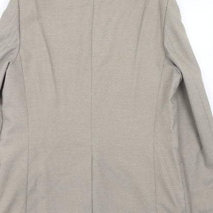 Mens UK Size 40 Burton Regular Grey Suit Jacket