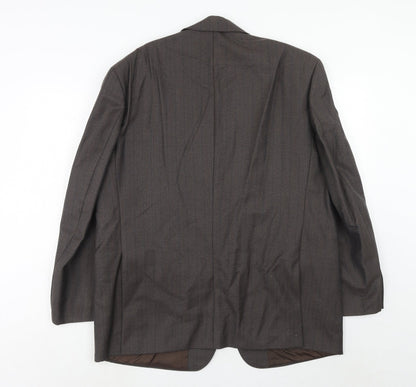 Mens UK Size 44 Wellington Regular Brown Suit Jacket