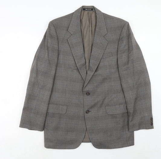 Mens UK Size 40 Marks and Spencer Regular Grey Suit Jacket