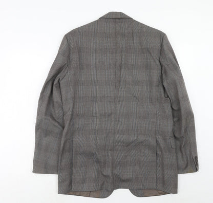 Mens UK Size 40 Marks and Spencer Regular Grey Suit Jacket