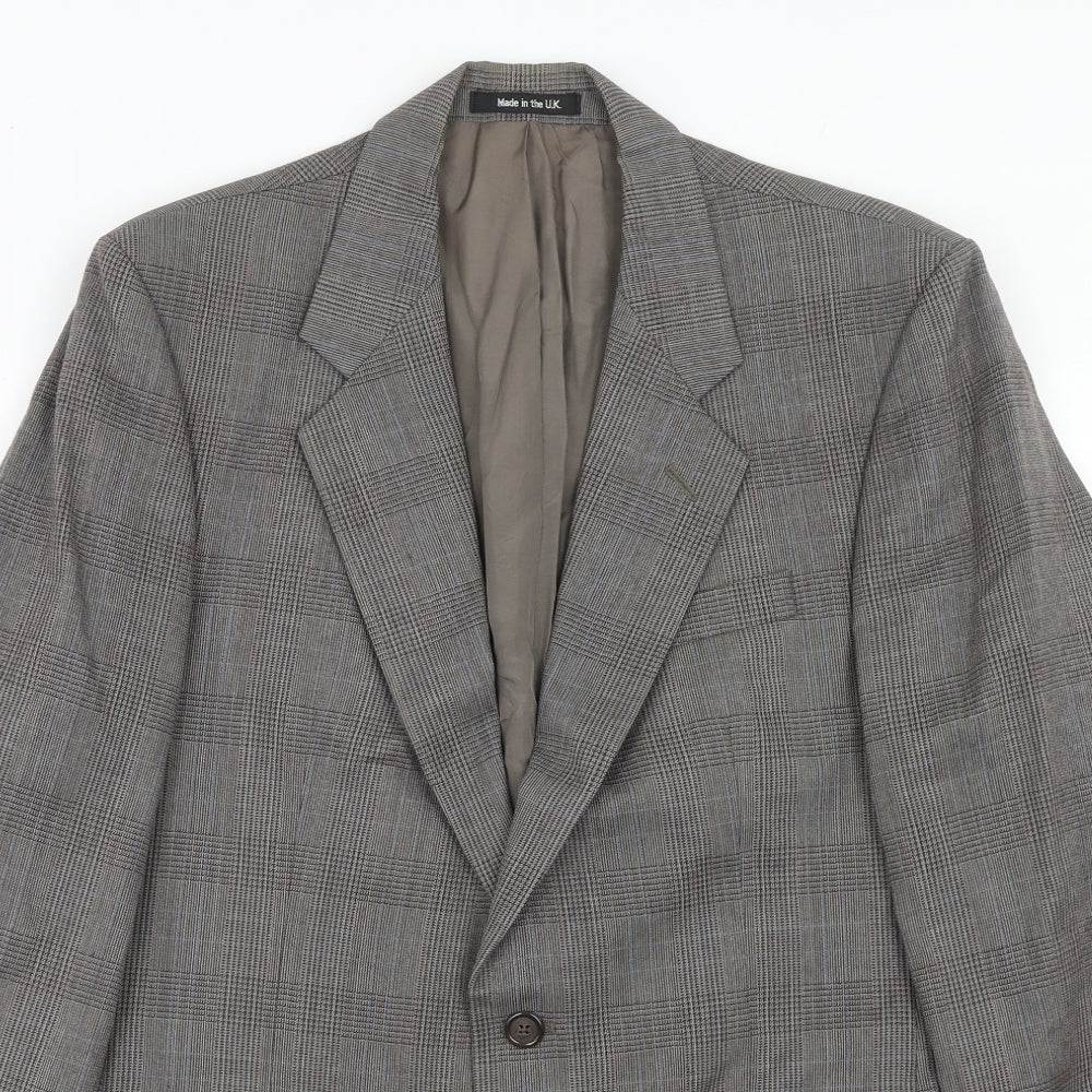Mens UK Size 40 Marks and Spencer Regular Grey Suit Jacket