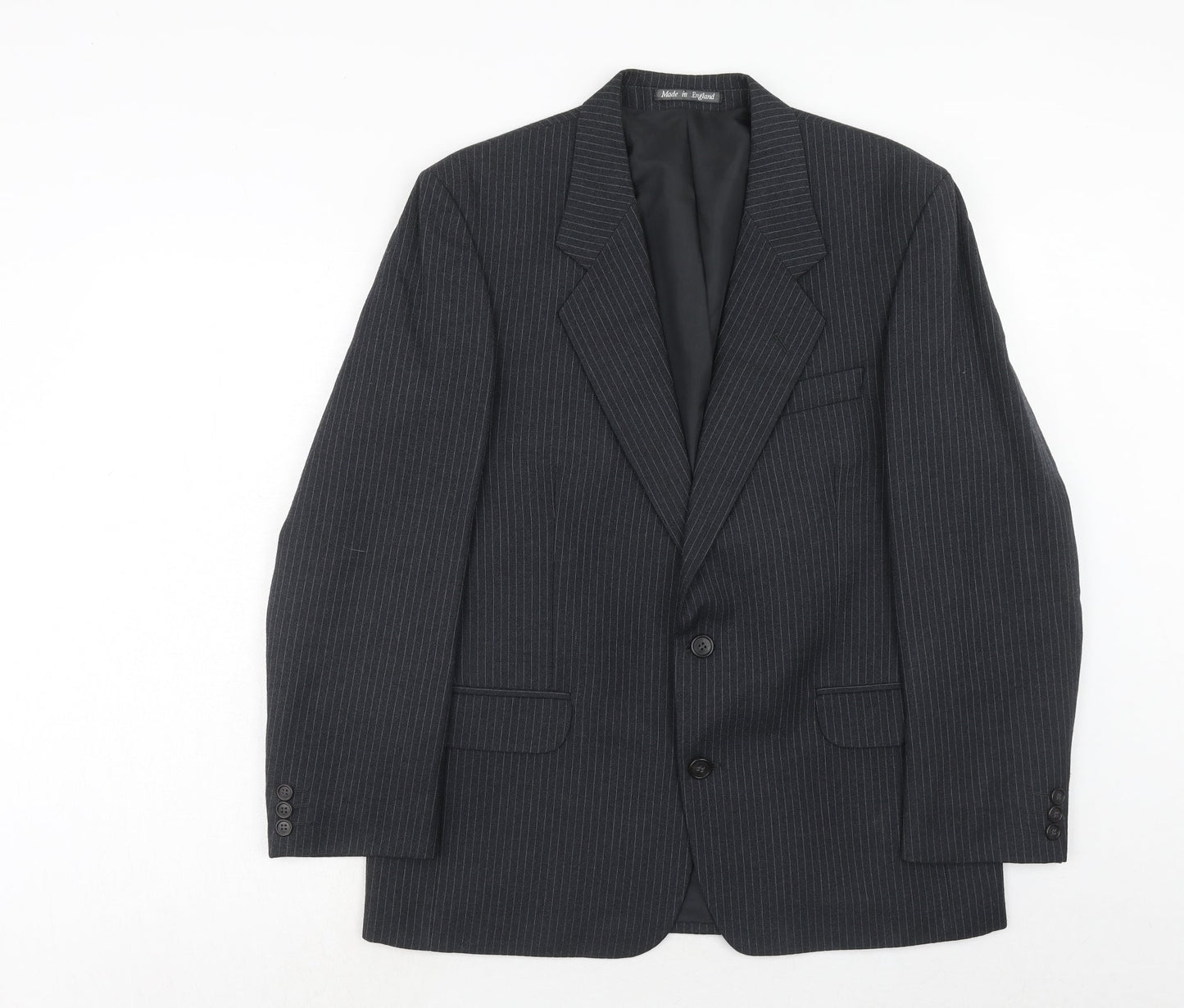Mens UK Size 40 Hector James Regular Grey Suit Jacket