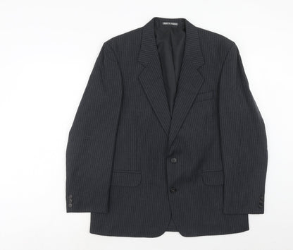 Mens UK Size 40 Hector James Regular Grey Suit Jacket