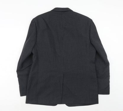 Mens UK Size 40 Hector James Regular Grey Suit Jacket