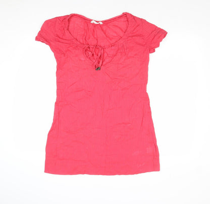 Womens UK Size 10 Marks and Spencer Pink Basic Blouse