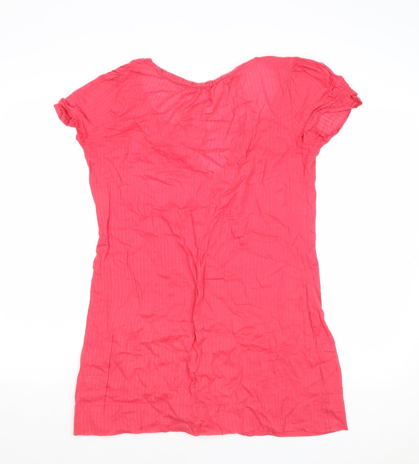 Womens UK Size 10 Marks and Spencer Pink Basic Blouse