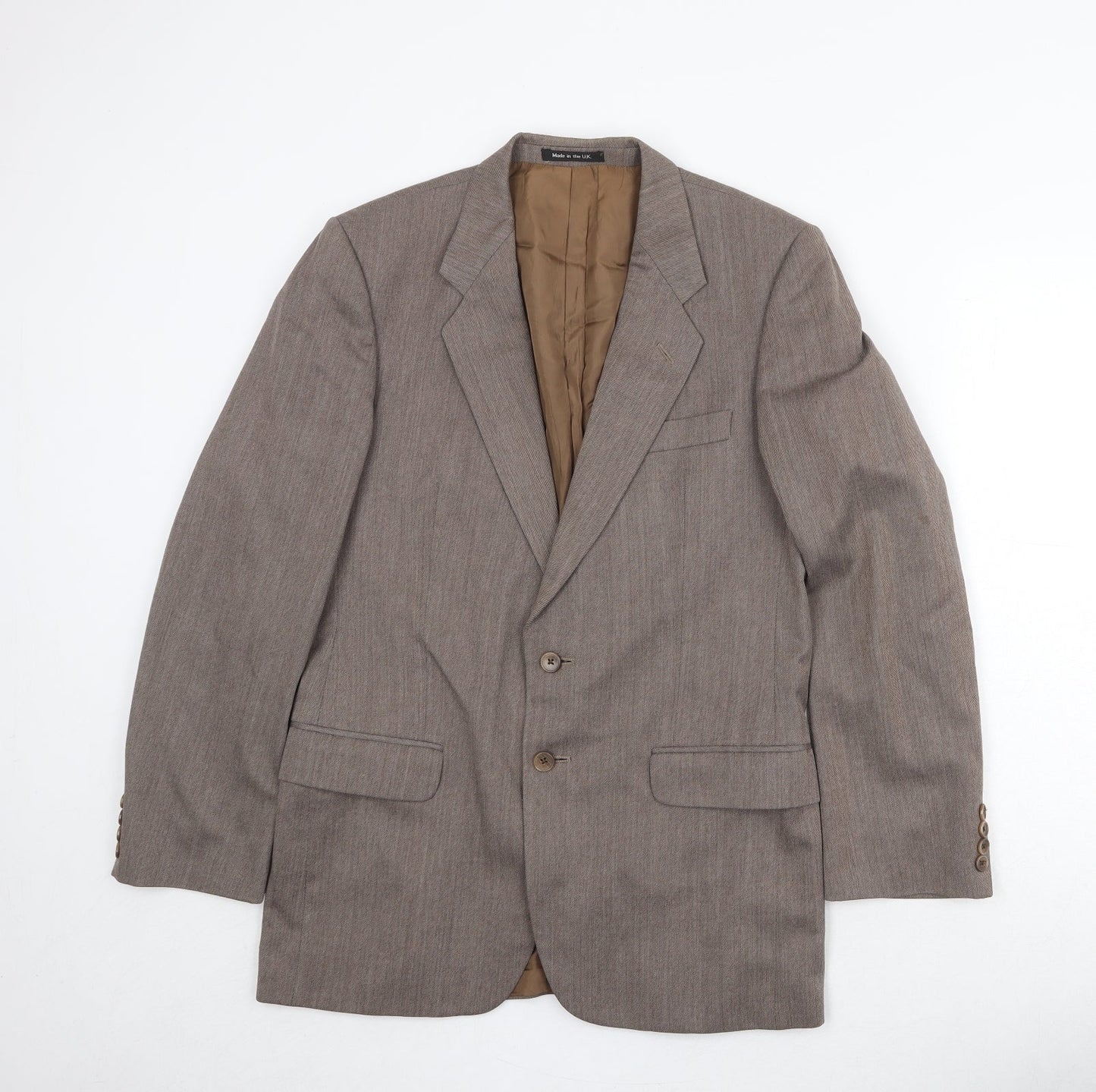 Mens UK Size 38 Marks and Spencer Regular Beige Suit Jacket