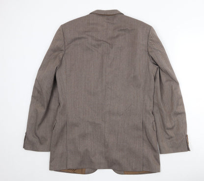 Mens UK Size 38 Marks and Spencer Regular Beige Suit Jacket