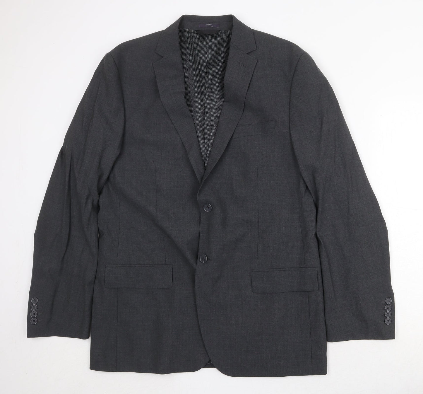 Mens UK Size 42 Marks and Spencer Regular Grey Suit Jacket