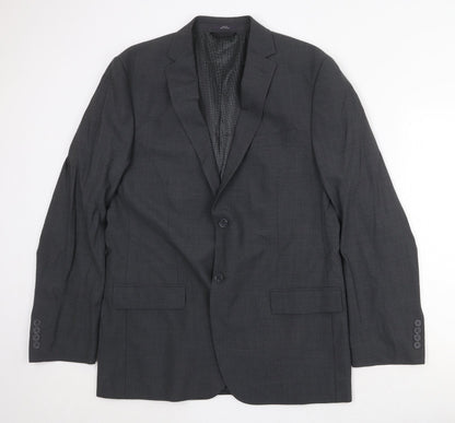 Mens UK Size 42 Marks and Spencer Regular Grey Suit Jacket