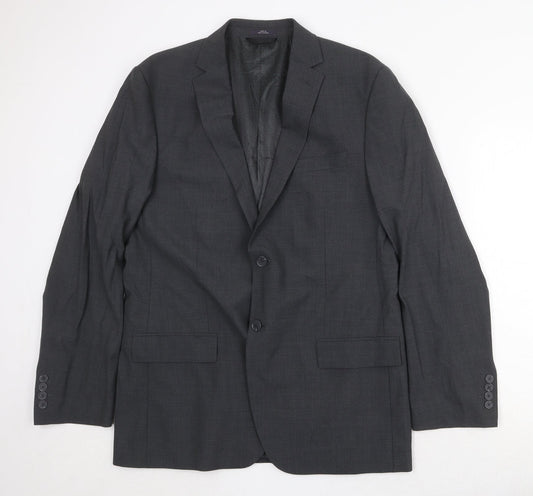 Mens UK Size 42 Marks and Spencer Regular Grey Suit Jacket