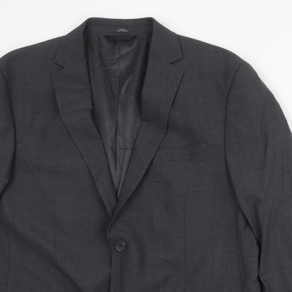 Mens UK Size 42 Marks and Spencer Regular Grey Suit Jacket