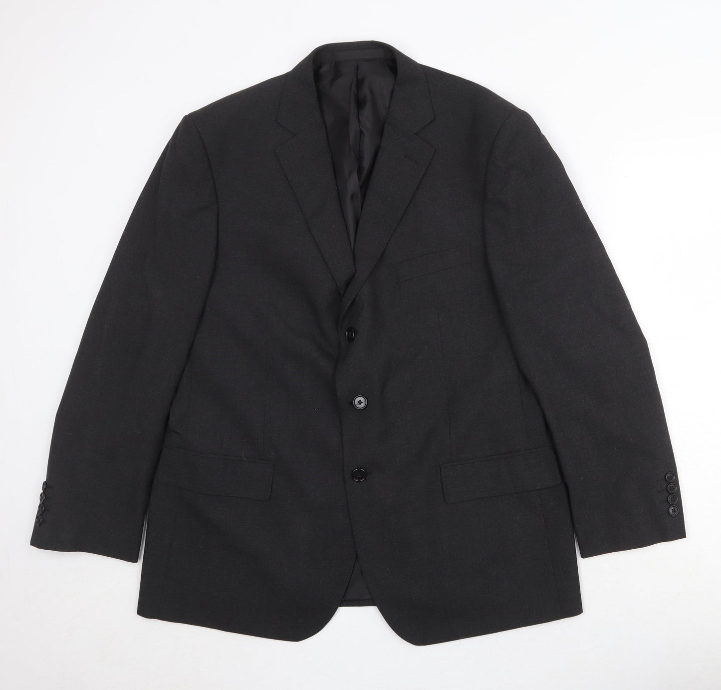 Mens UK Size 42 Marks and Spencer Regular Black Suit Jacket