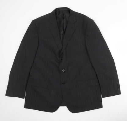Mens UK Size 42 Marks and Spencer Regular Black Suit Jacket