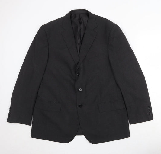 Mens UK Size 42 Marks and Spencer Regular Black Suit Jacket