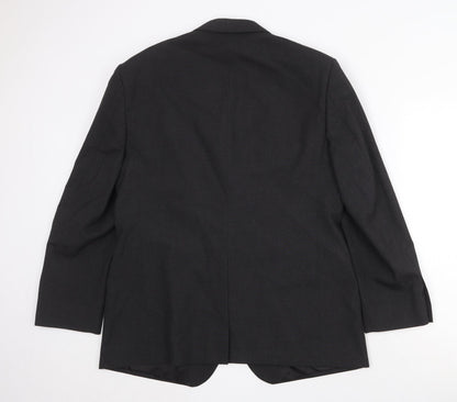 Mens UK Size 42 Marks and Spencer Regular Black Suit Jacket