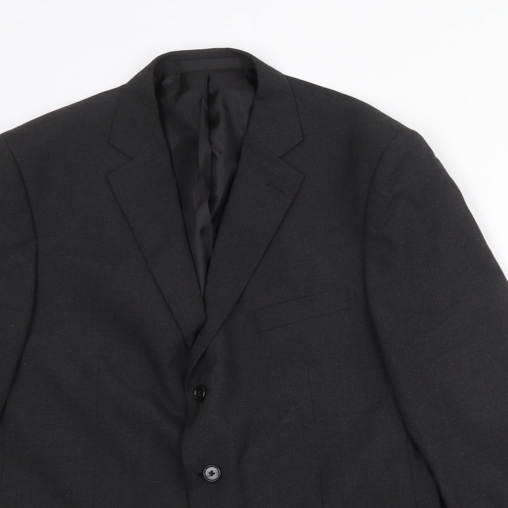 Mens UK Size 42 Marks and Spencer Regular Black Suit Jacket