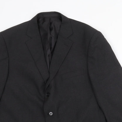Mens UK Size 42 Marks and Spencer Regular Black Suit Jacket
