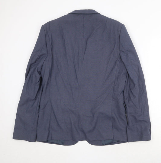 Mens UK Size 42 NEXT Regular Blue Suit Jacket