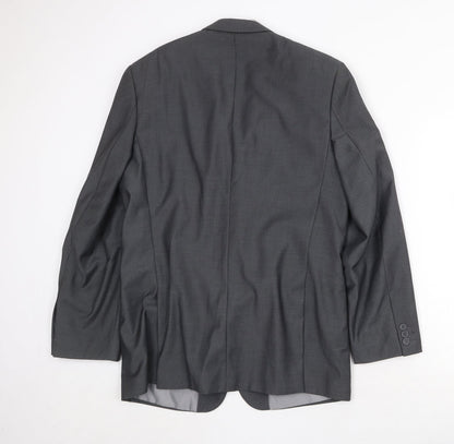 Mens UK Size 40 Jack Reid Regular Grey Suit Jacket