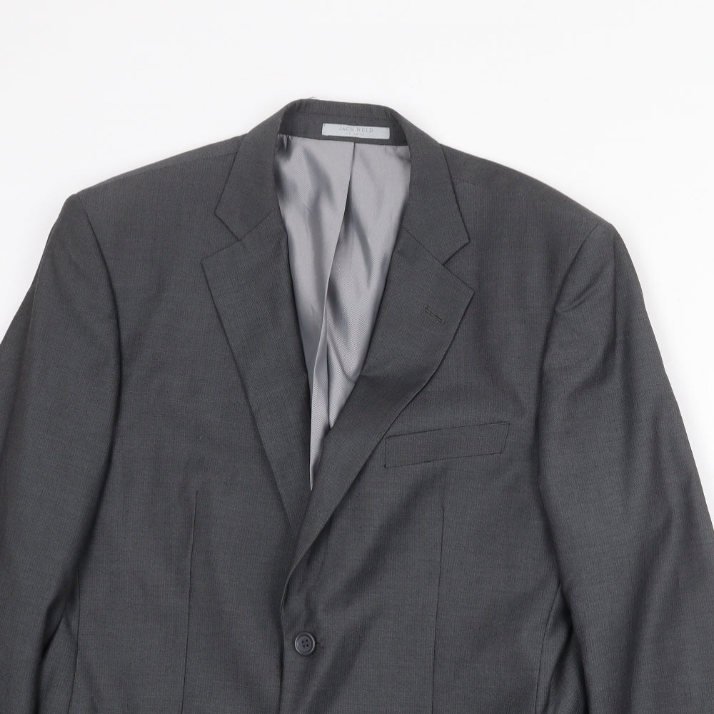Mens UK Size 40 Jack Reid Regular Grey Suit Jacket