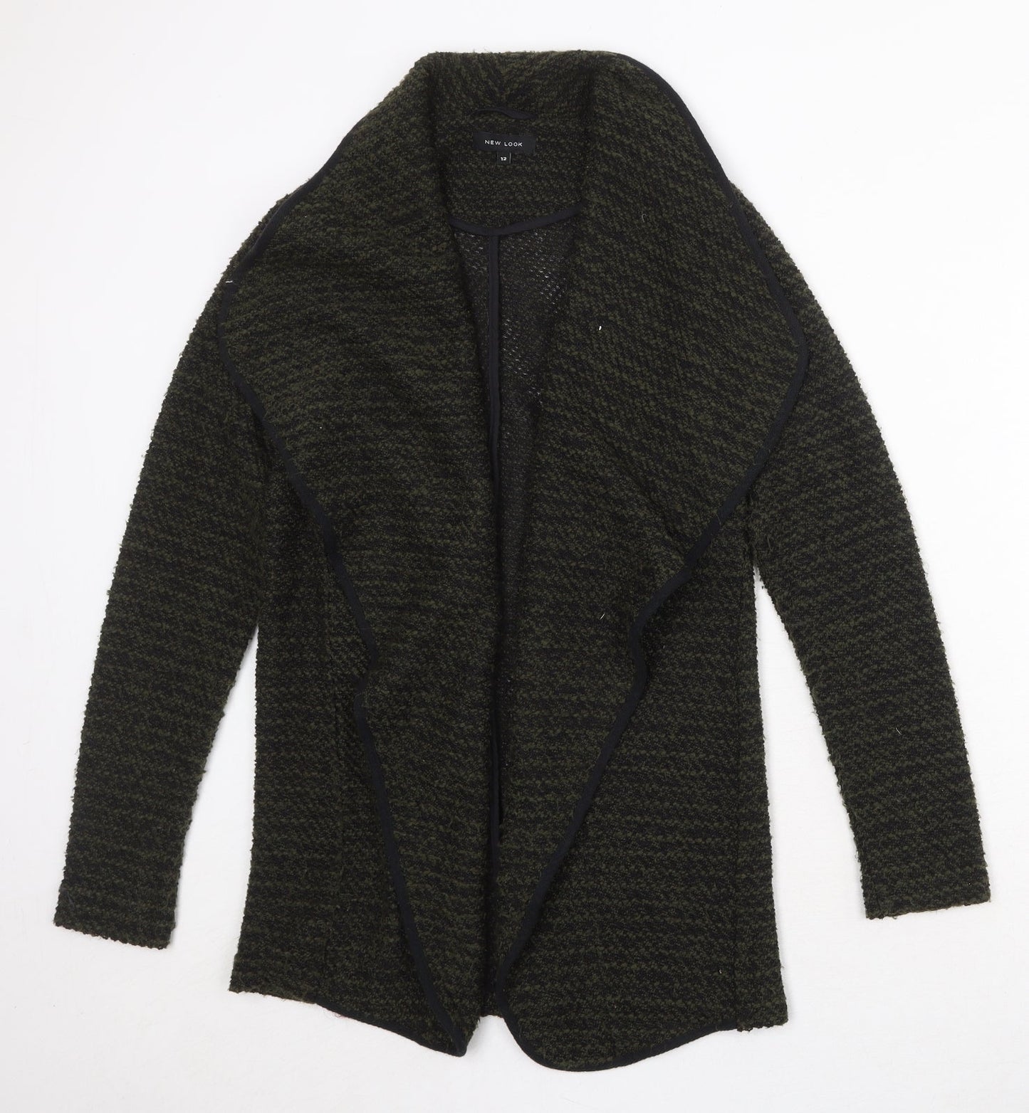 Womens UK Size 12 New Look Green Cardigan Jumper